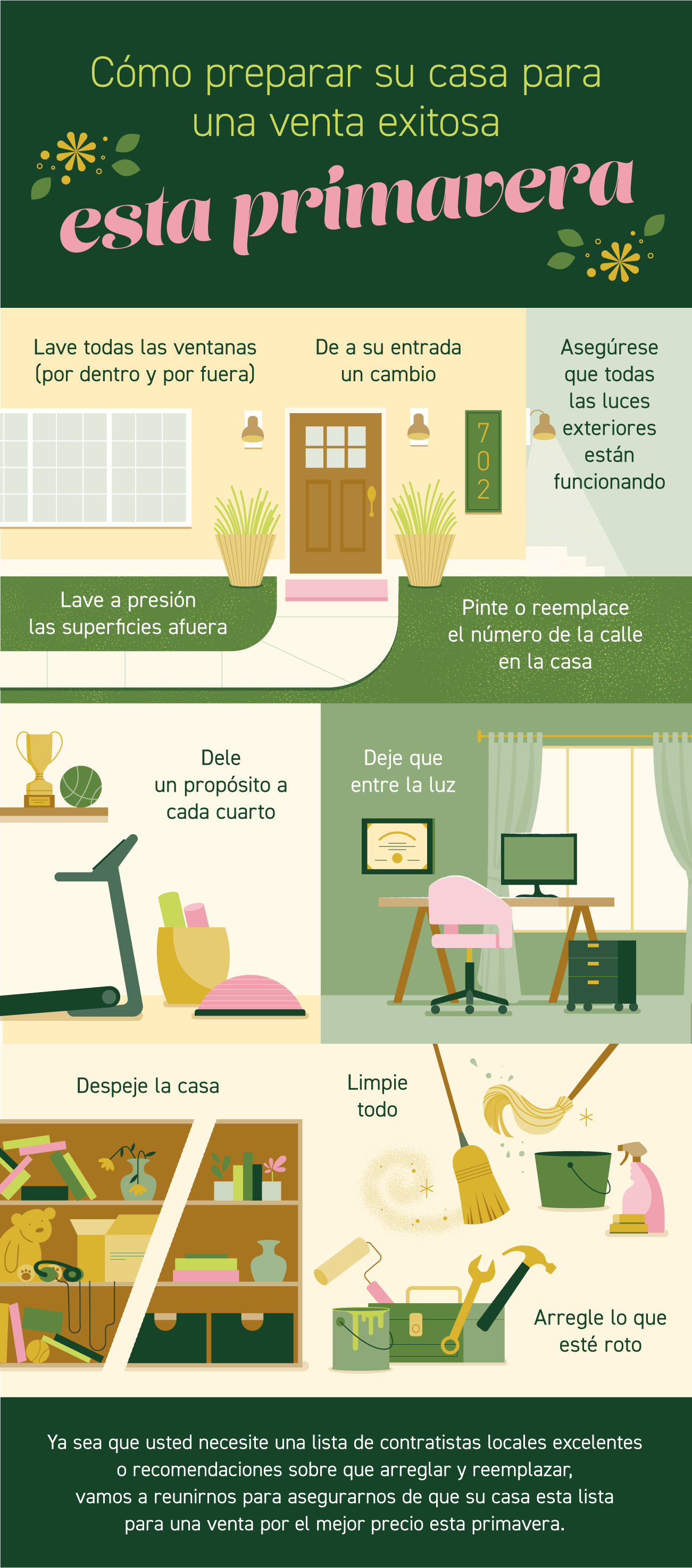 Cómo preparar su casa para una venta exitosa esta primavera [infografía] | Simplifying The Market