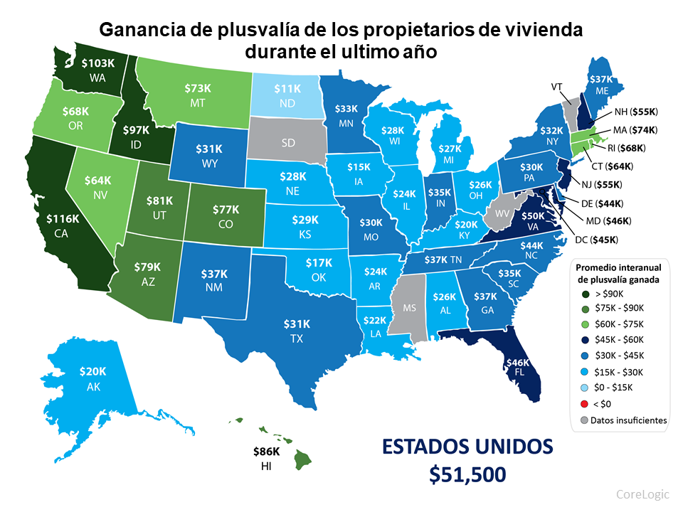 A medida que aumenta la plusvalía en las viviendas, también su patrimonio | Simplifying The Market
