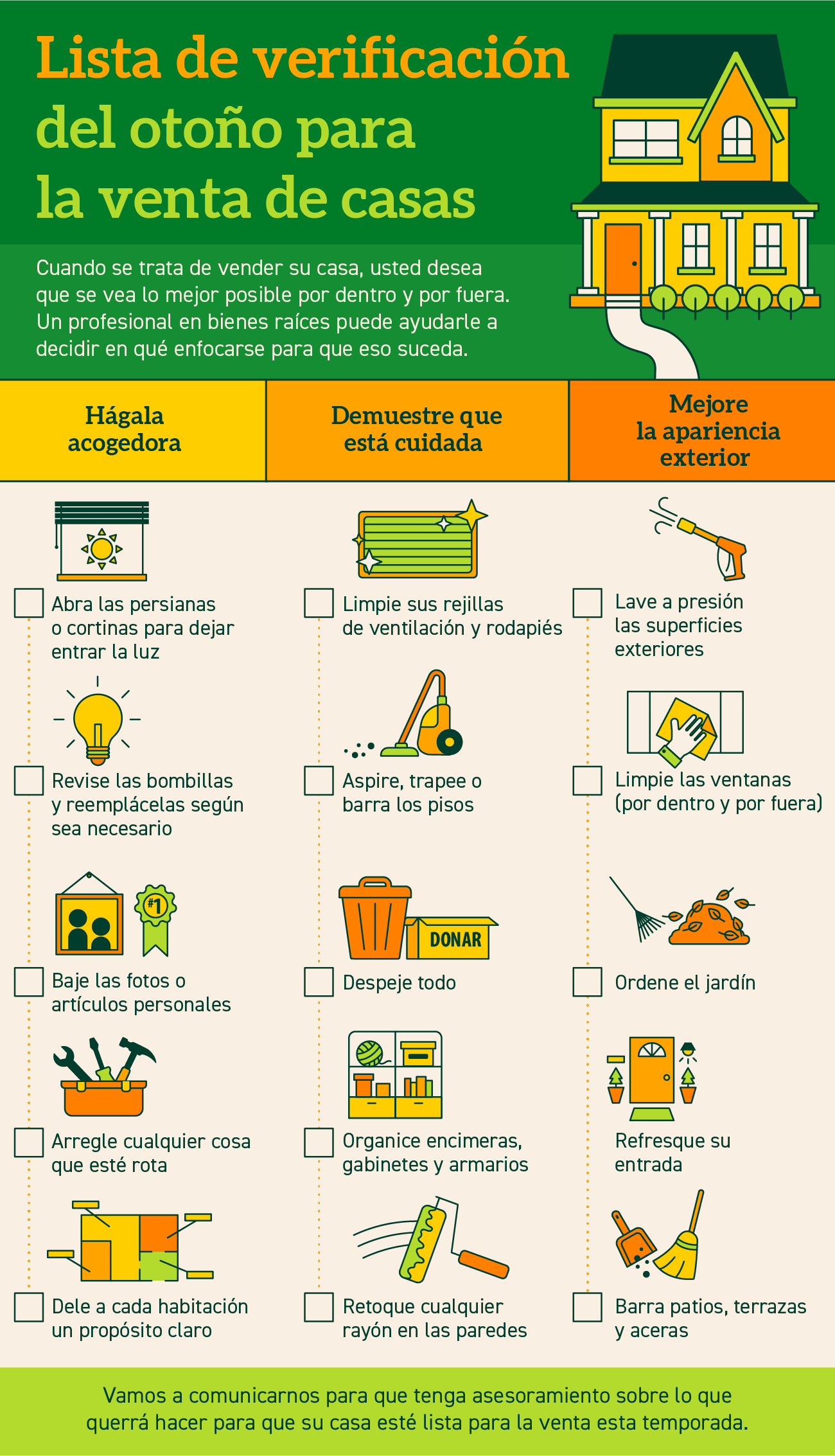Lista de verificación del otoño para la venta de casas [Infografía] | Simplifying The Market