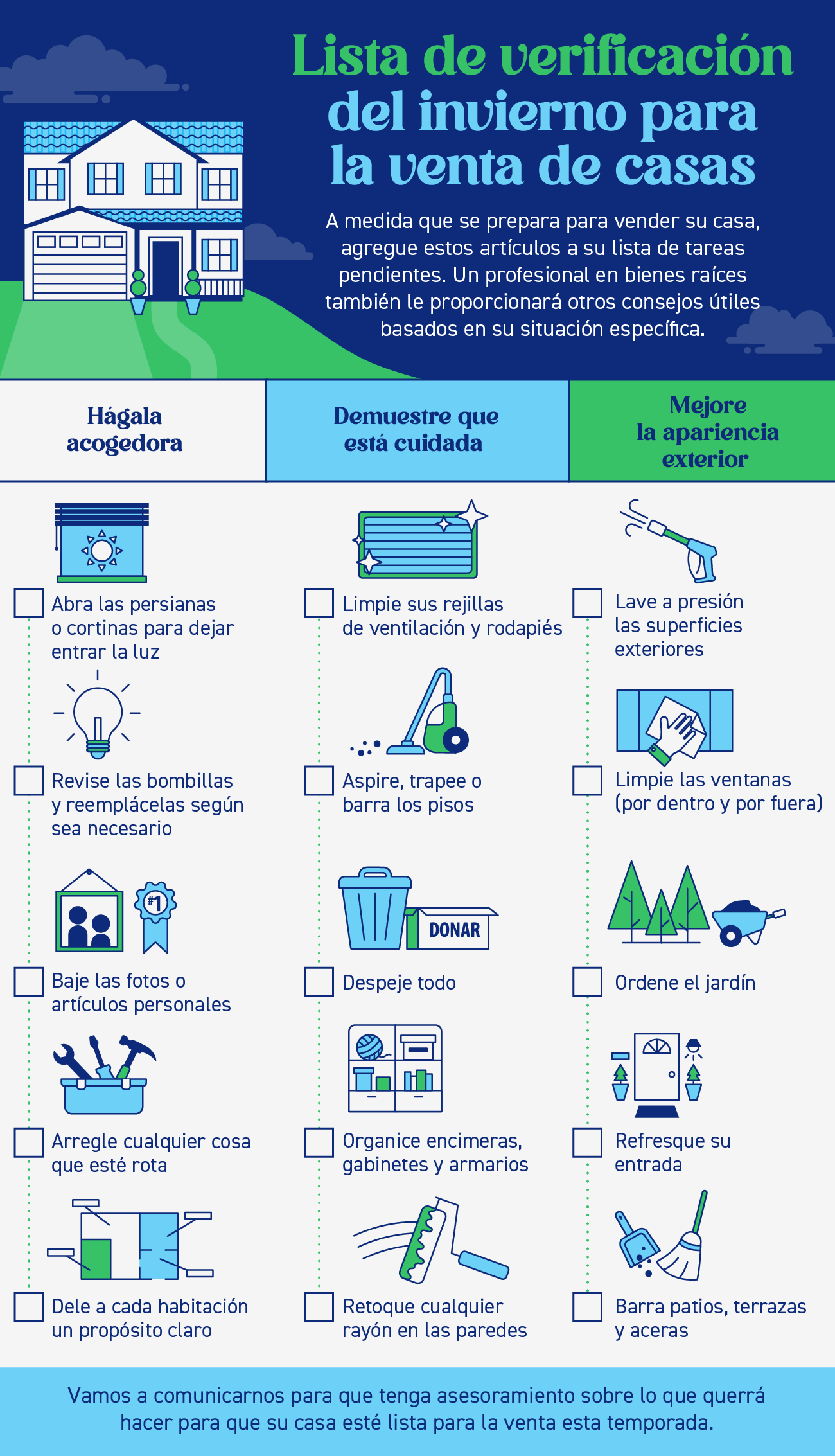 Lista de verificación del invierno para la venta de casas [infografía] | Simplifying The Market